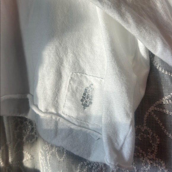 FP Movement (by Free People) Boxy, White, long sleeved, layering shirt - Picture 5 of 7